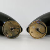 Pair of vintage 1950 adjustable spotlights