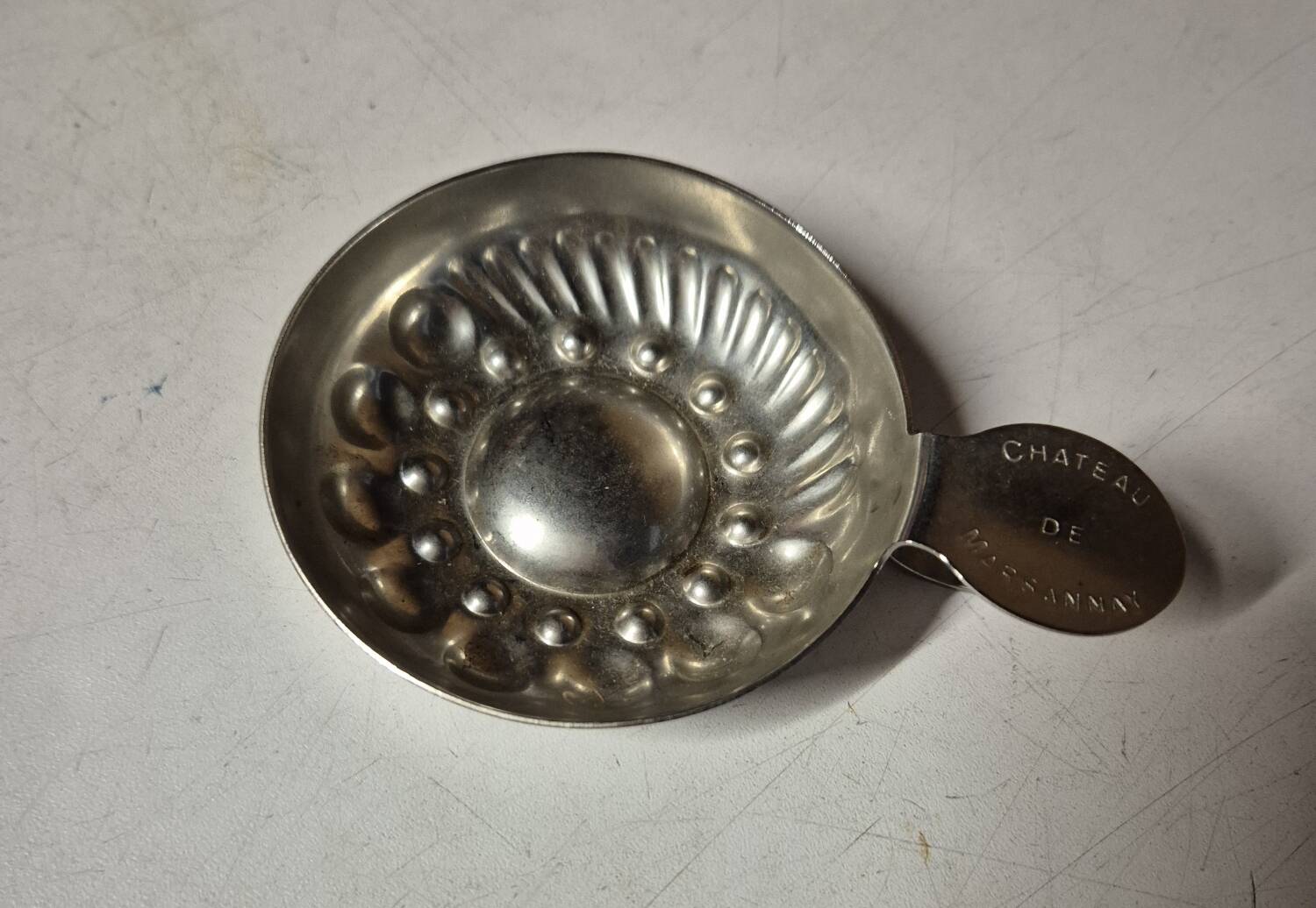 Taste-vin silver mini wine cup taste old wine house marsannay