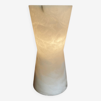 Vintage table lamp marble 80s minimalist design