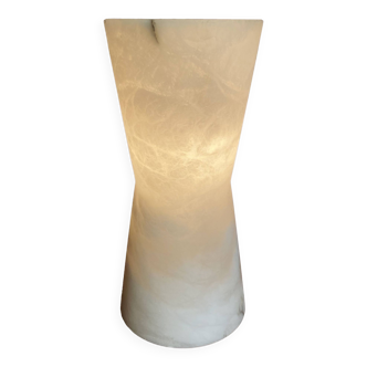 Lampe de table vintage en marbre design minimaliste des années 80
