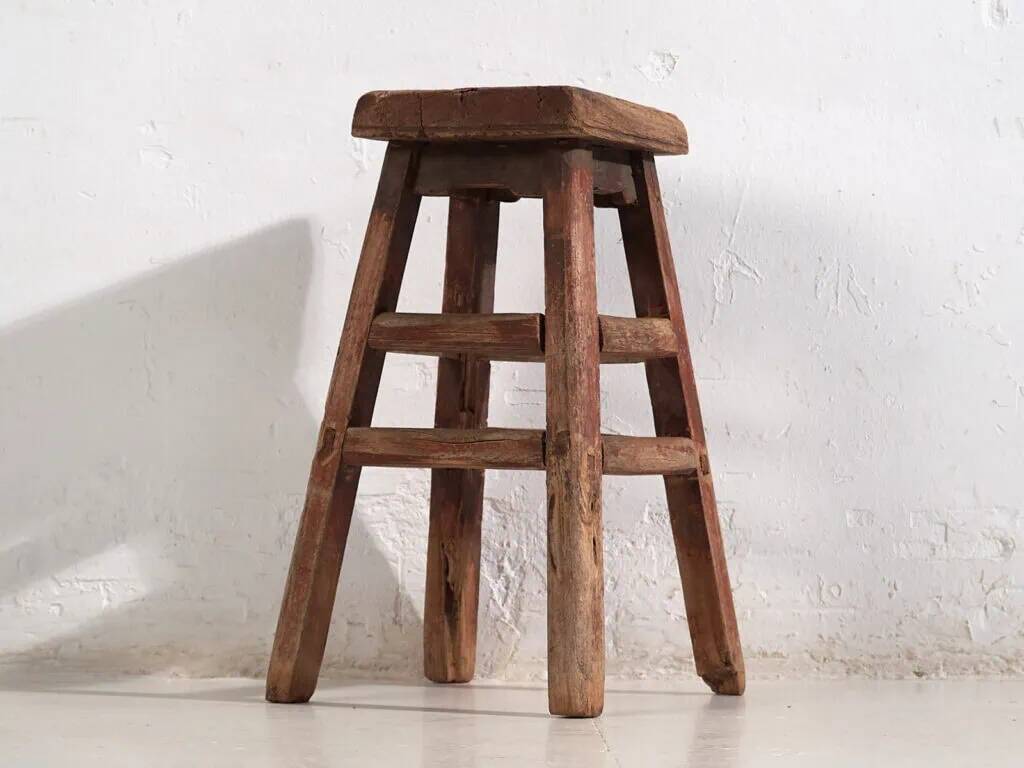Small antique stool (c.1900) #7