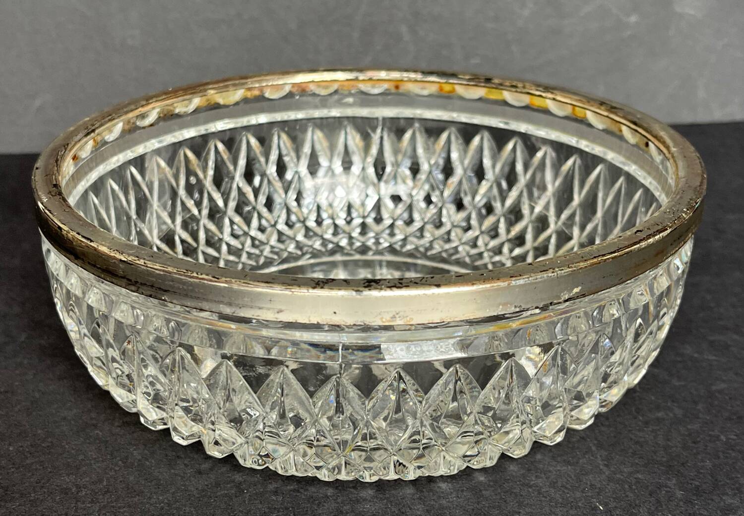 Cup, crystal hollow dish