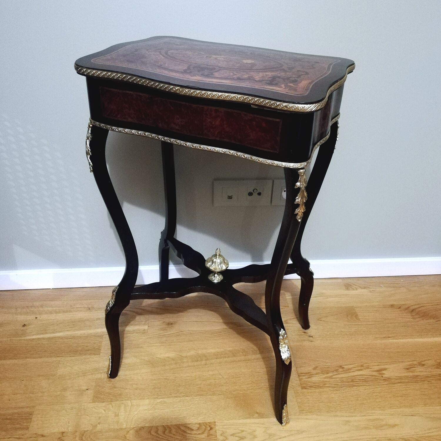 Dressing table in marquetry style Napoleon III