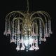 Meryl Streep, Pink Murano Flowers and Crystal Drops Chandelier, 1980s