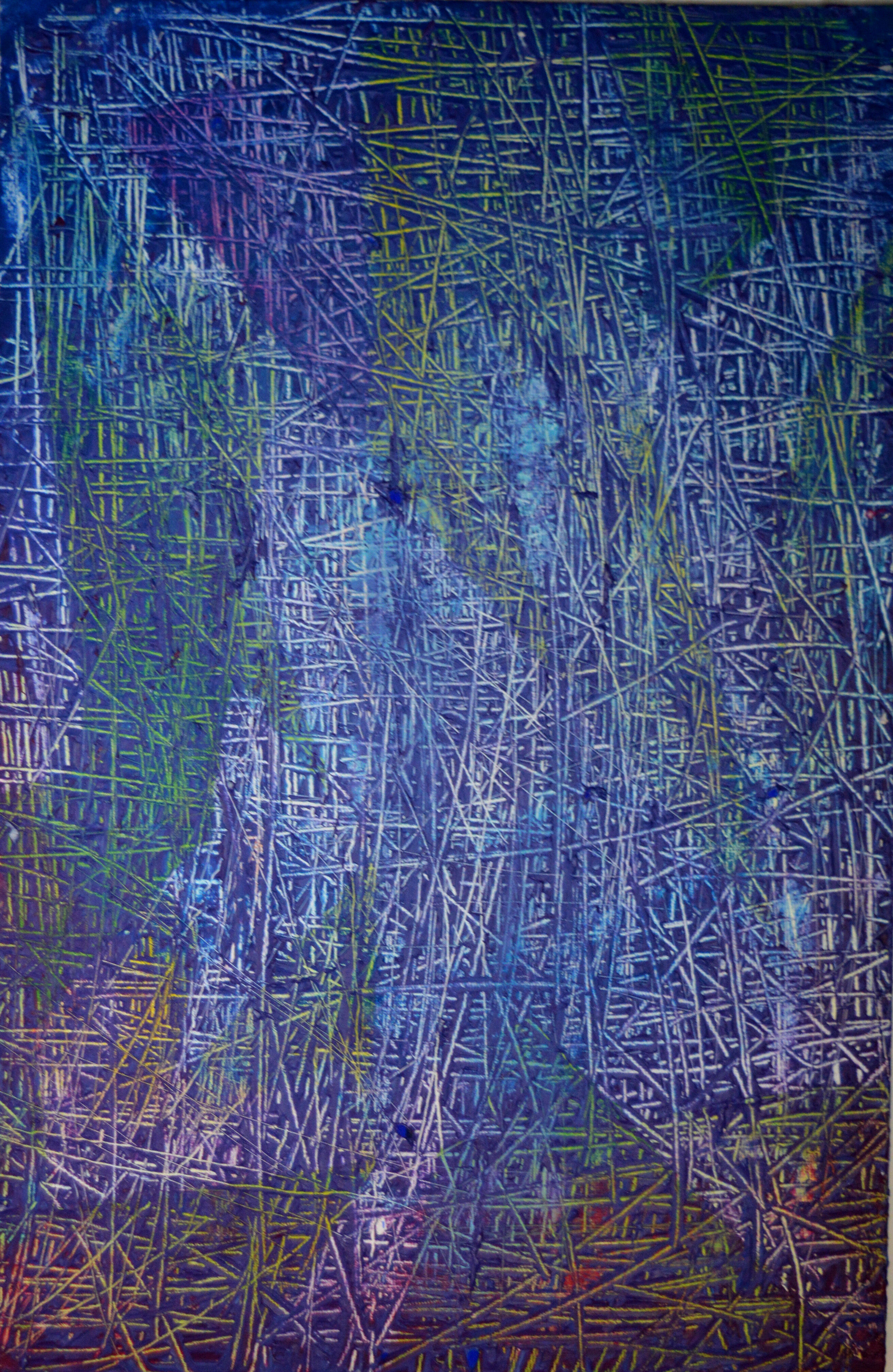 Abstract painting - 27x41 cm