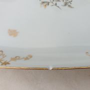 Serving dishes and soup bowl in luxury porcelain of the compagnie nationale