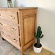 Solid wood chest of drawers