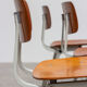 Four 1950 Revolt chairs by Design Friso Kramer