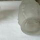 Pair of frosted glass vases, compressed, Art Deco period.