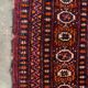 Antique turkmen tekke rug, 144x97 cm turkoman bokhara red black beige