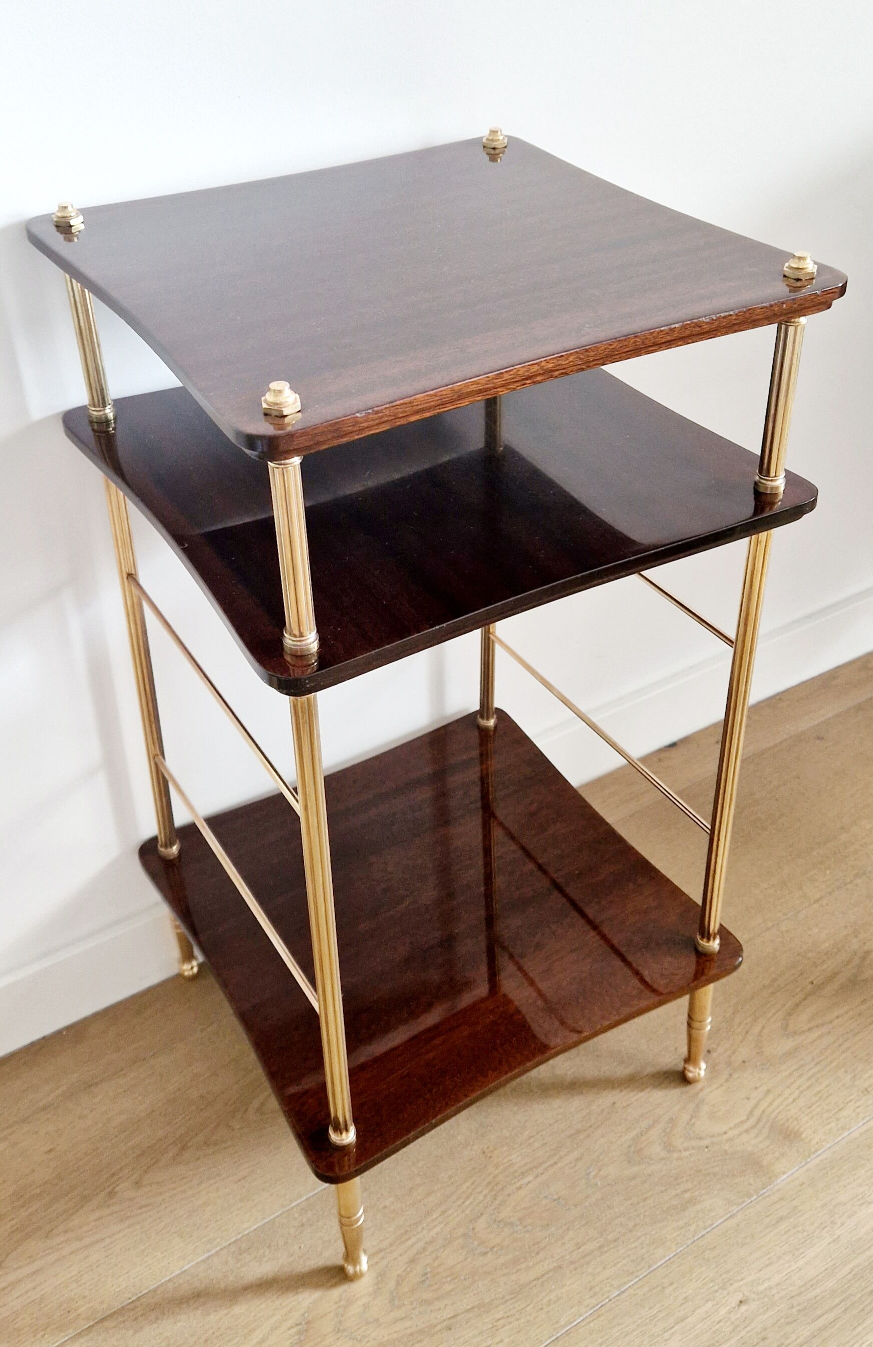 Vintage pedestal table 70s