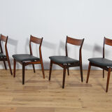 Mid Century Rosewood Dining Chairs by  H. P. Hansen for Randers Møbelfabrik, 1960s, Set of 4