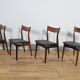 Mid Century Rosewood Dining Chairs by  H. P. Hansen for Randers Møbelfabrik, 1960s, Set of 4
