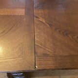 Oak dining room table