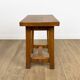 Vintage solid oak stool