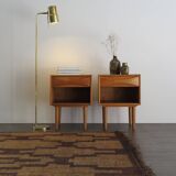 Arne Vodder set of scandinavian night stands, 1950s