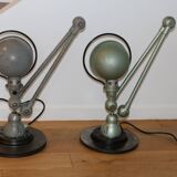 Jielde 2-arm green lamp 1970