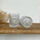 5 vintage whiskey glasses