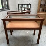 Pair of mahogany display cabinets from the 1960s