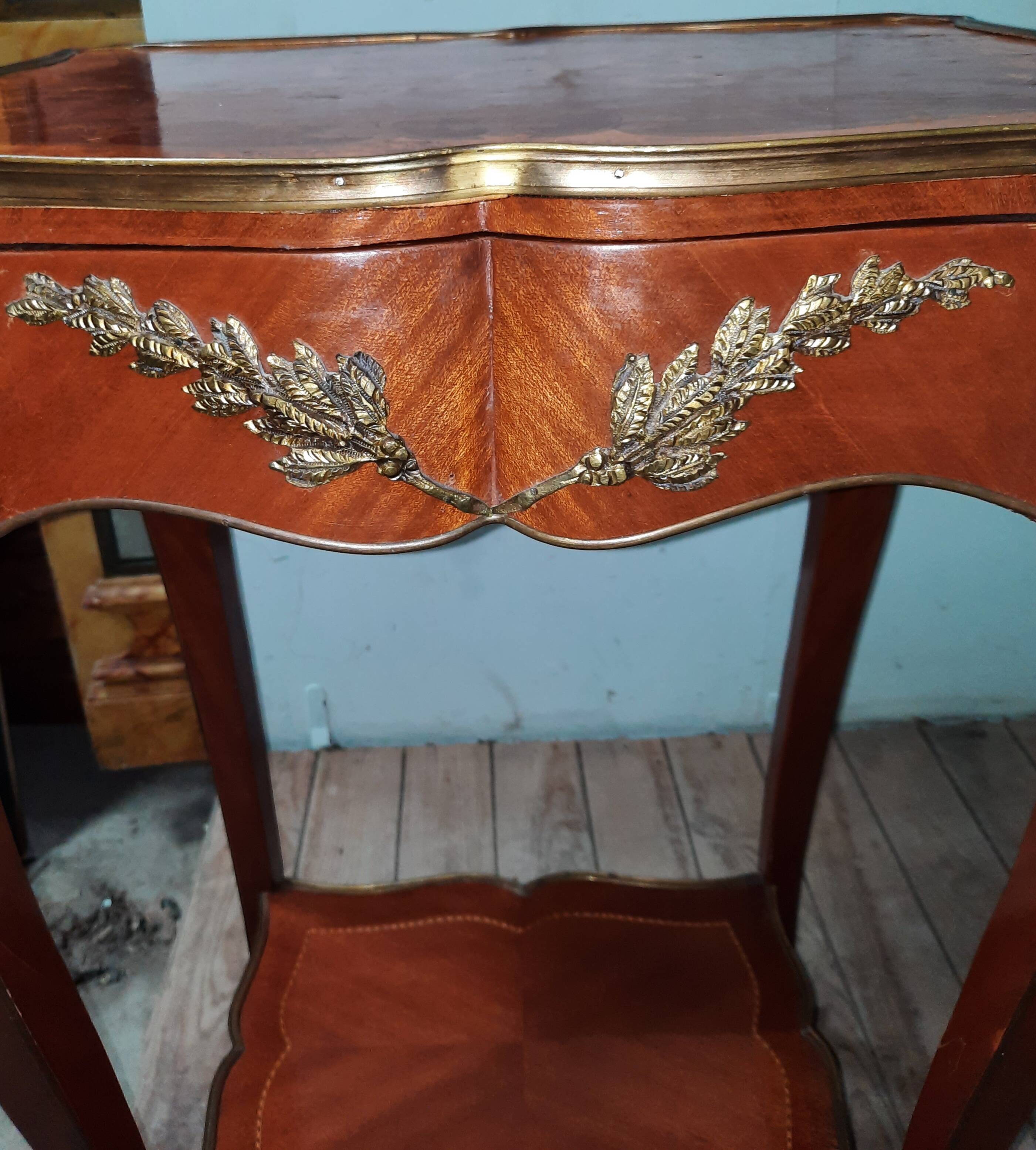 Louis XV style floral center table