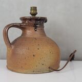 Sandstone lamp, Pierre Digan (1941-2016), La Borne