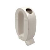 Space age Q letter shaped ceramic vase, Marcel Radureau France 1970