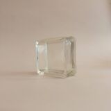 Vintage square glass empty pocket