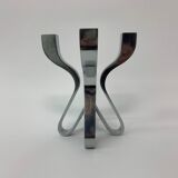 A chromed metal candle-holder "Chorus", design Karim Rashid, executed by Umbra / USA 2002