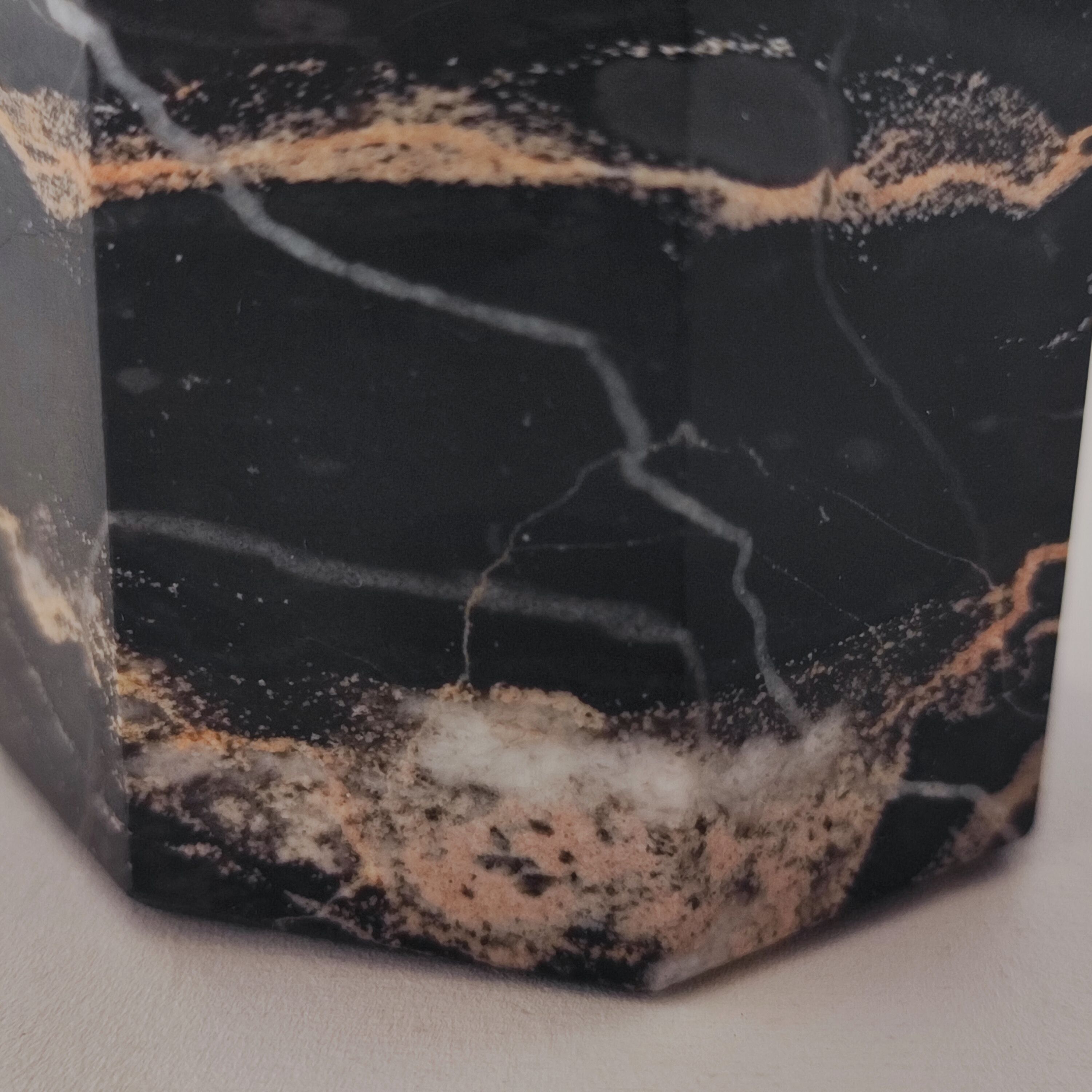 Black marble lighter