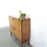 Palissander fineer Palette Möbel kast met 4 vakken en ronde grepen