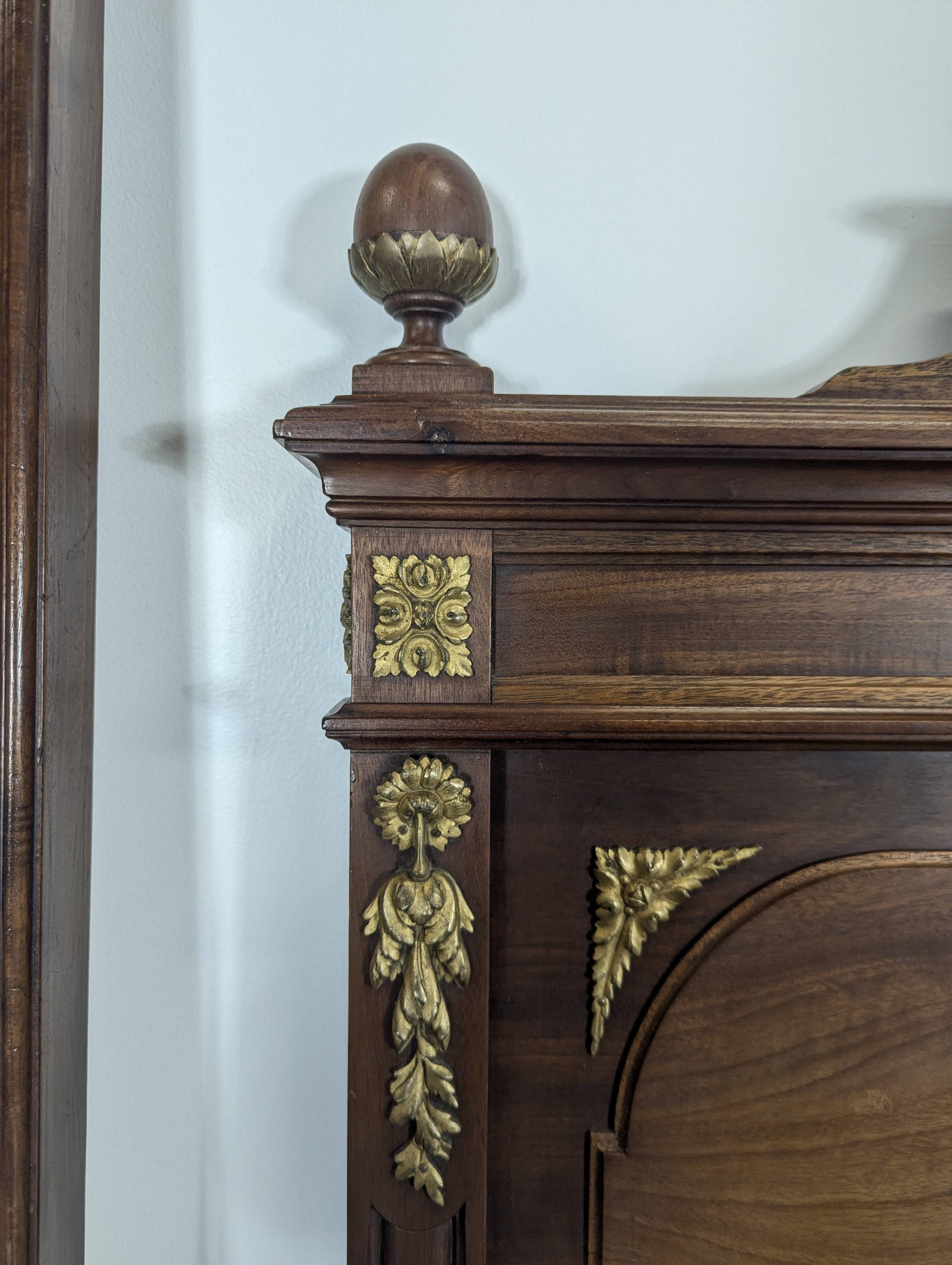 Louis XVI style mahogany bed Faubourg St Antoine