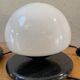 Glass and marble mushroom lamps
