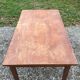 Vintage oak desk table with 2 drawers