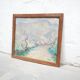 Old painting on panel signed M. Gay