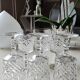 Lot 6 vintage glasses with rectangular crystal stems