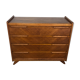 Commode scandinave vintage en teck et placage