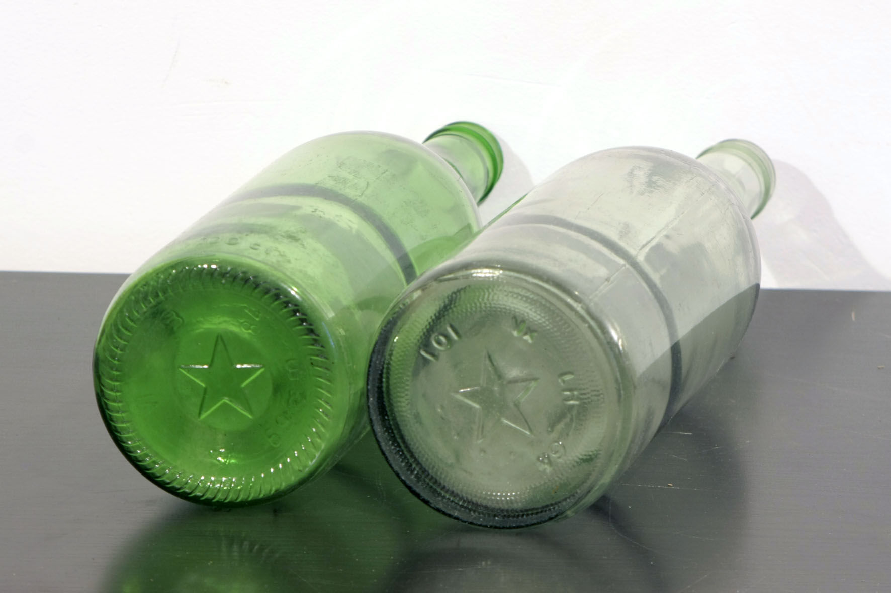 Lot of two old 6-star bottles