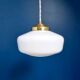 Suspension globe opaline Rakhi