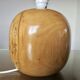 Elm lamp, French work, 70s-80s