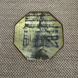 Brass mirror 32x32cm