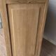 Old solid blond oak sideboard