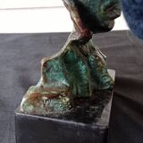 Beetoveen bronze mask