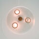Glass and brass ceiling or pendant light