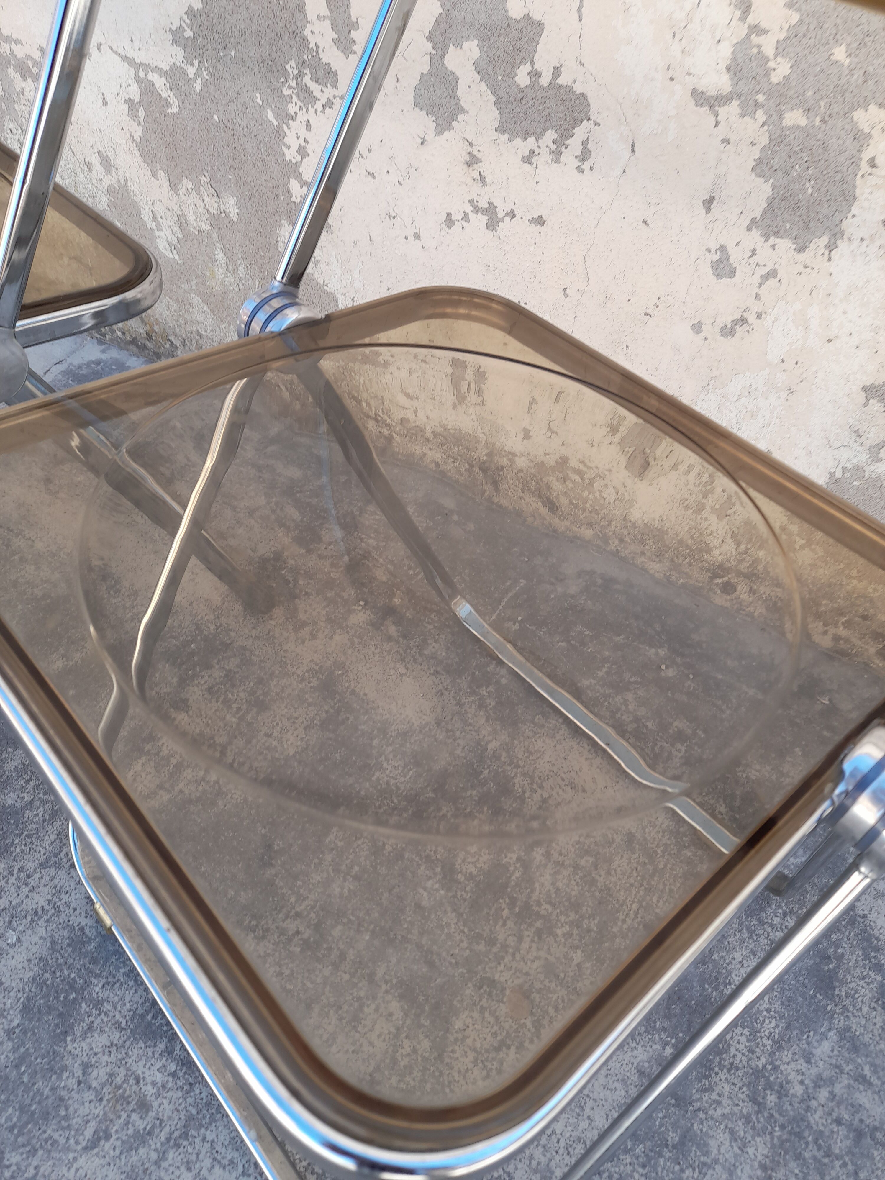 Pair of Castelli chairs signed italy Design