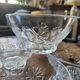 Set of 5 Moulded Glass Bowls with Floral Decoration – Circa 1970