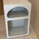 Mykonos Bali style bedside or niche side table in polished concrete