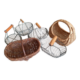Set of 6 small baskets