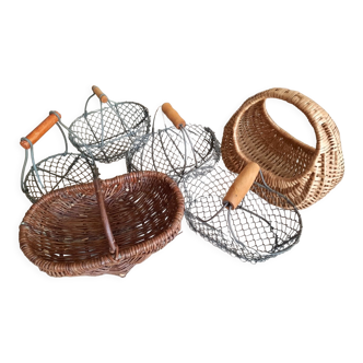 Set of 6 small baskets