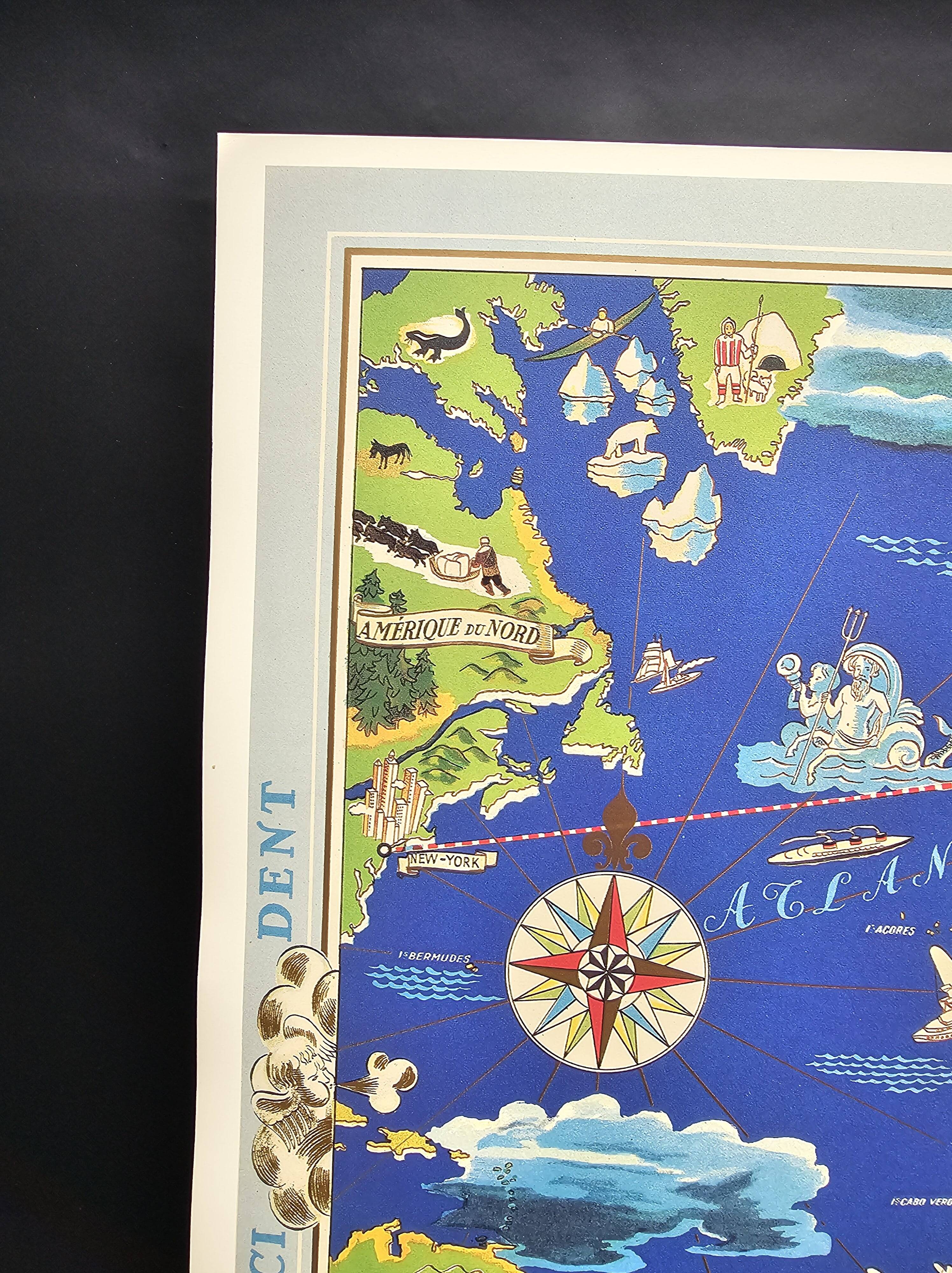 Air france poster - global air network