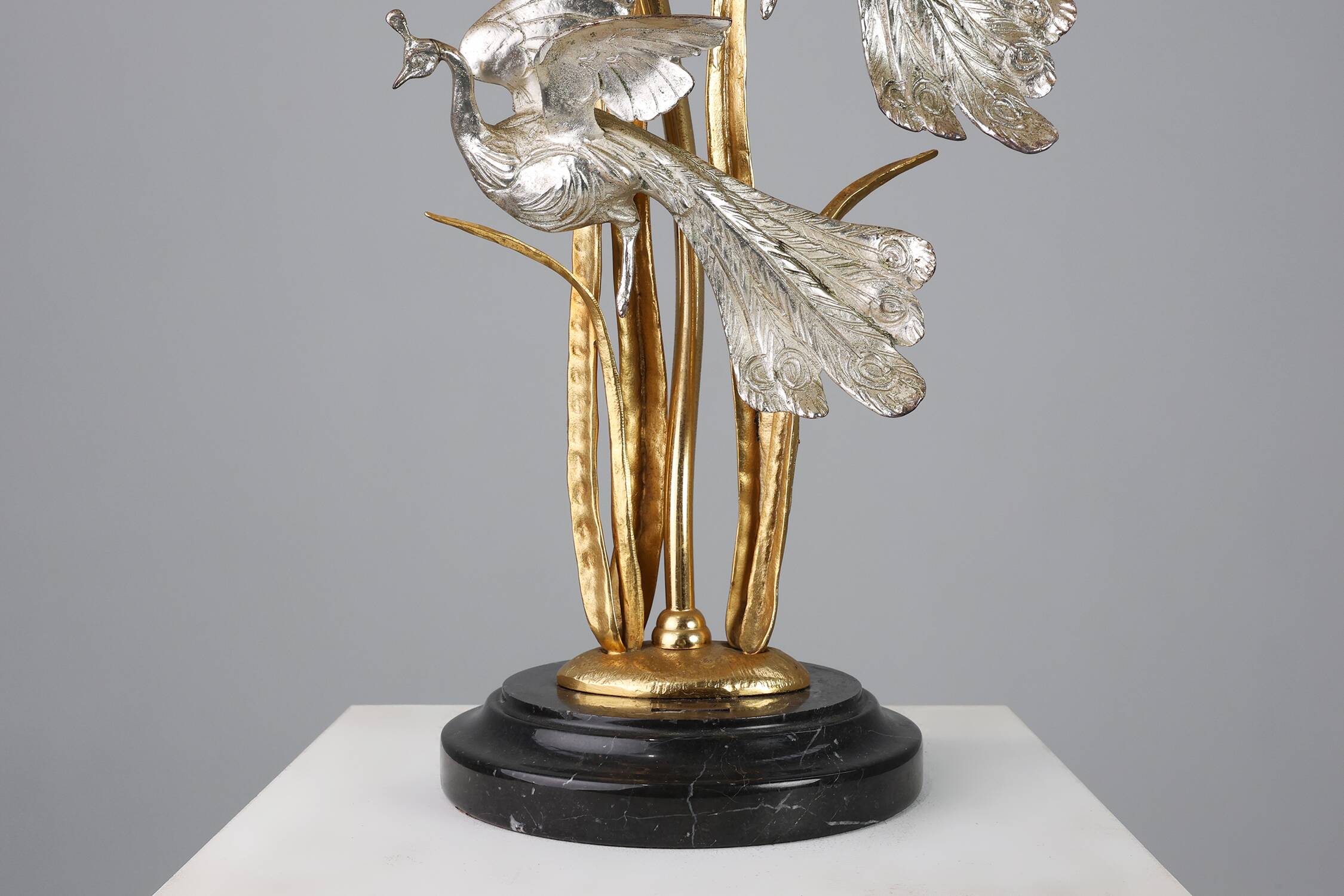 Lampe de table de style régence théâtrale d'Hollywood par Galeotti, Italie, années 1970.